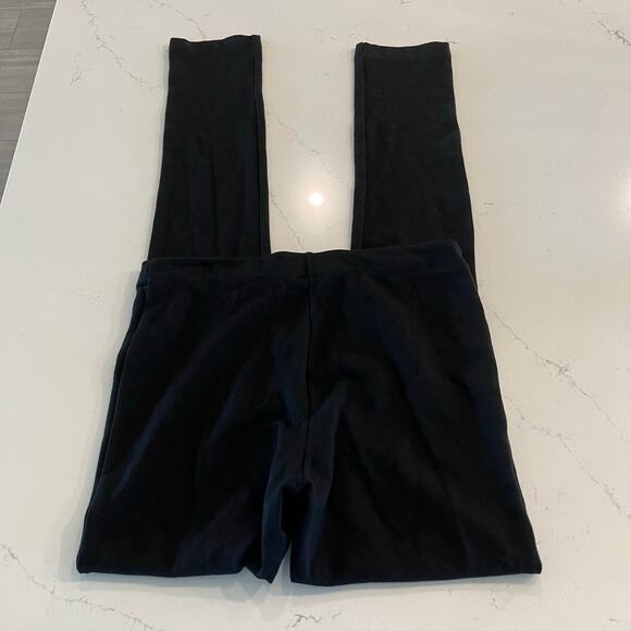alice + olivia Front Zip Black Leggings size 4 - Picture 5 of 10